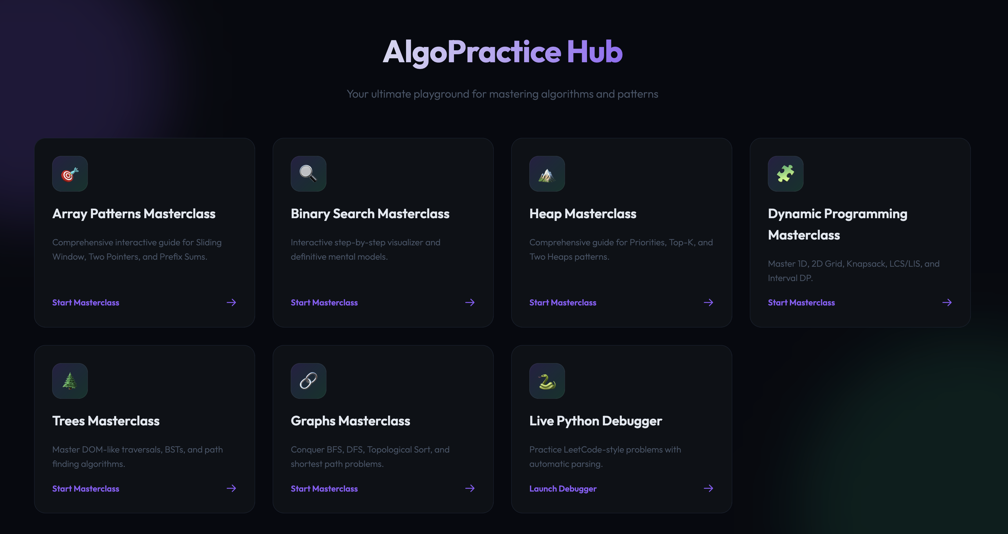 Algo Practice Home